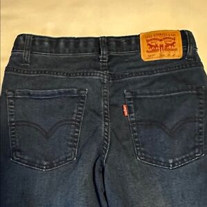 Levi's Dark Blue Denim Jeans with adjustable waist